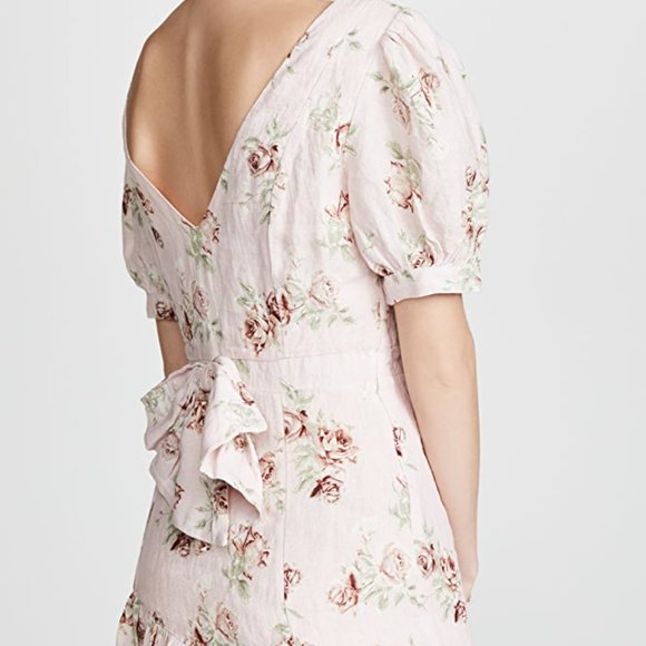 Loveshackfancy Lena reversible Dress in pink canopy - Picture 6 of 9